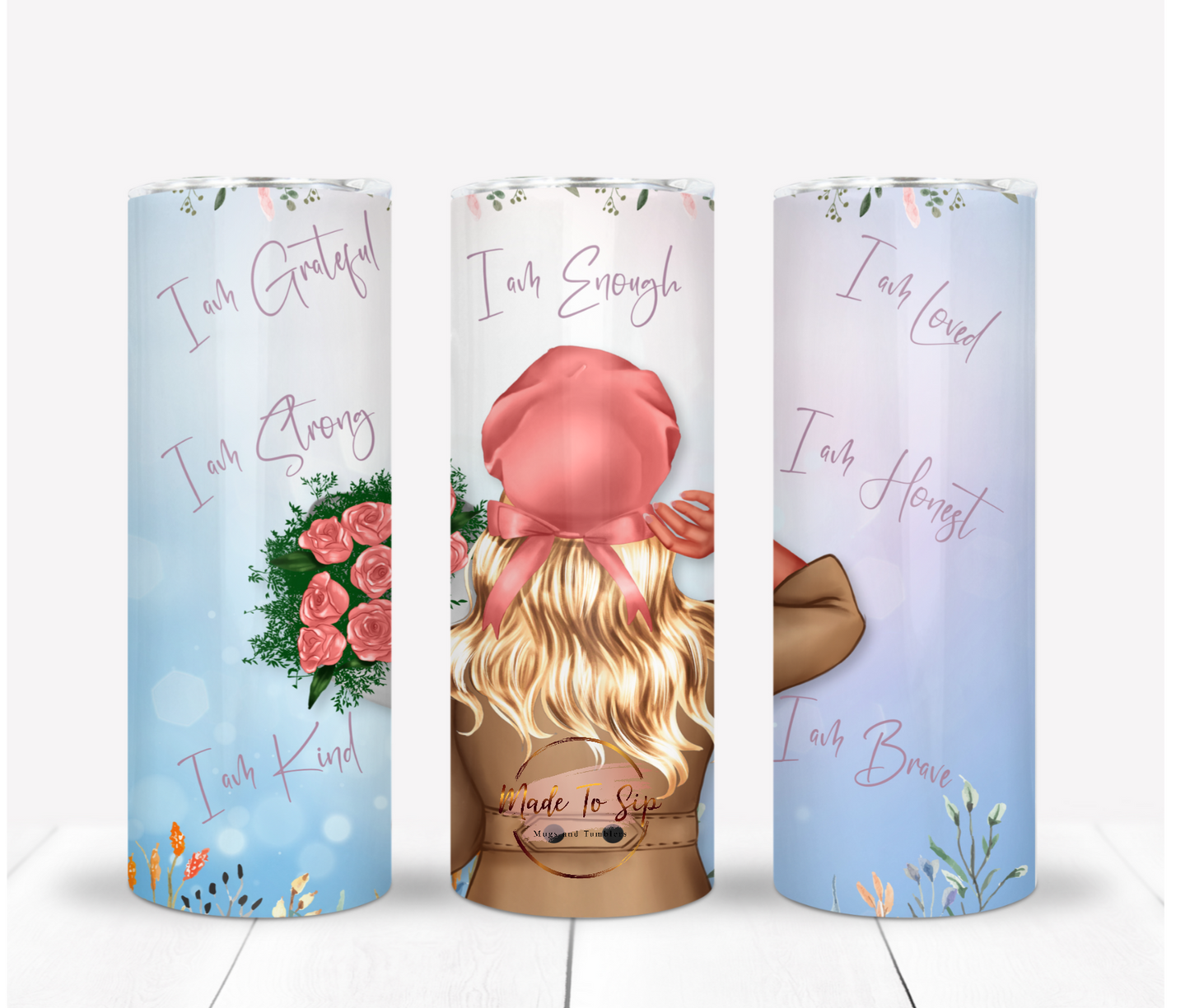Words of Affirmation 20oz Stainless Steel Tumbler