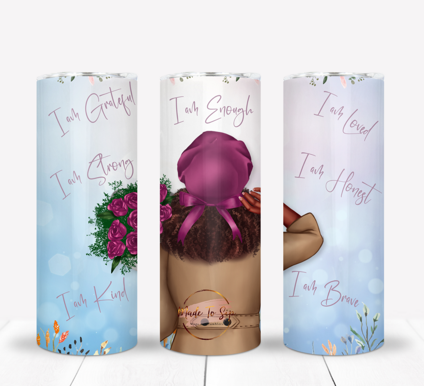 Words of Affirmation 20oz Stainless Steel Tumbler