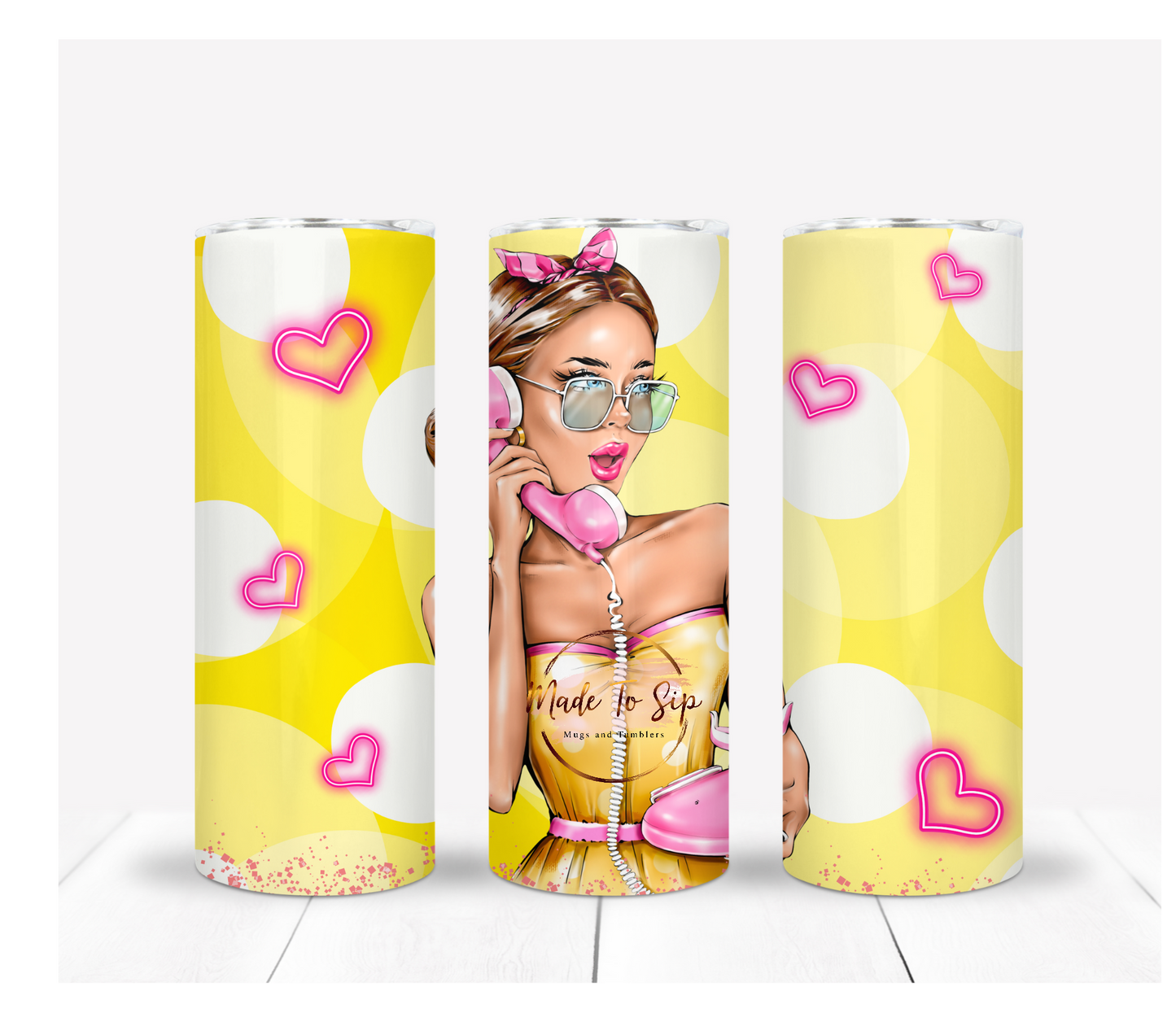 Phone Call 20oz Stainess Steel Tumbler