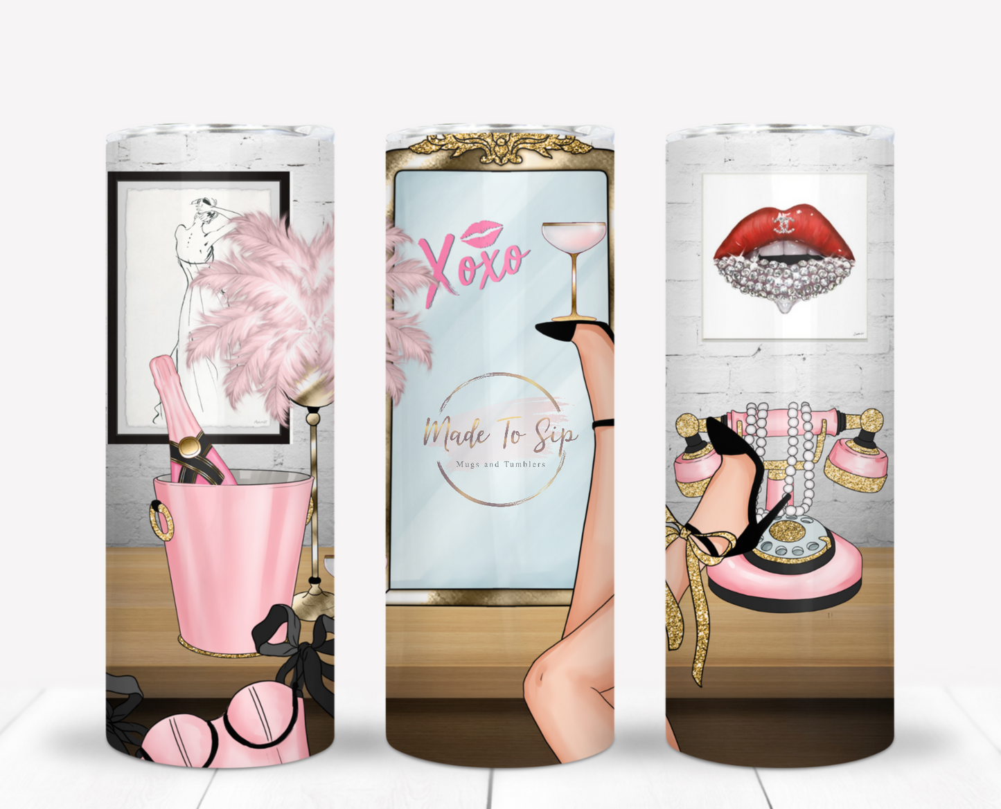 XOXO 20oz Stainless Steel Tumbler
