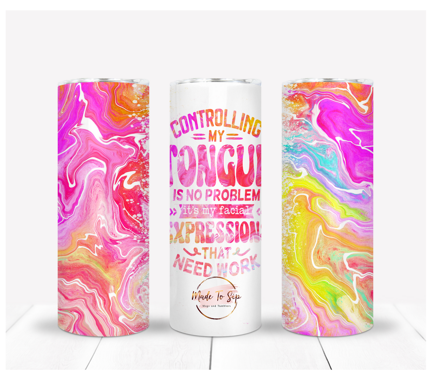 Controlling My Tongue 20oz Stainless Steel Tumbler