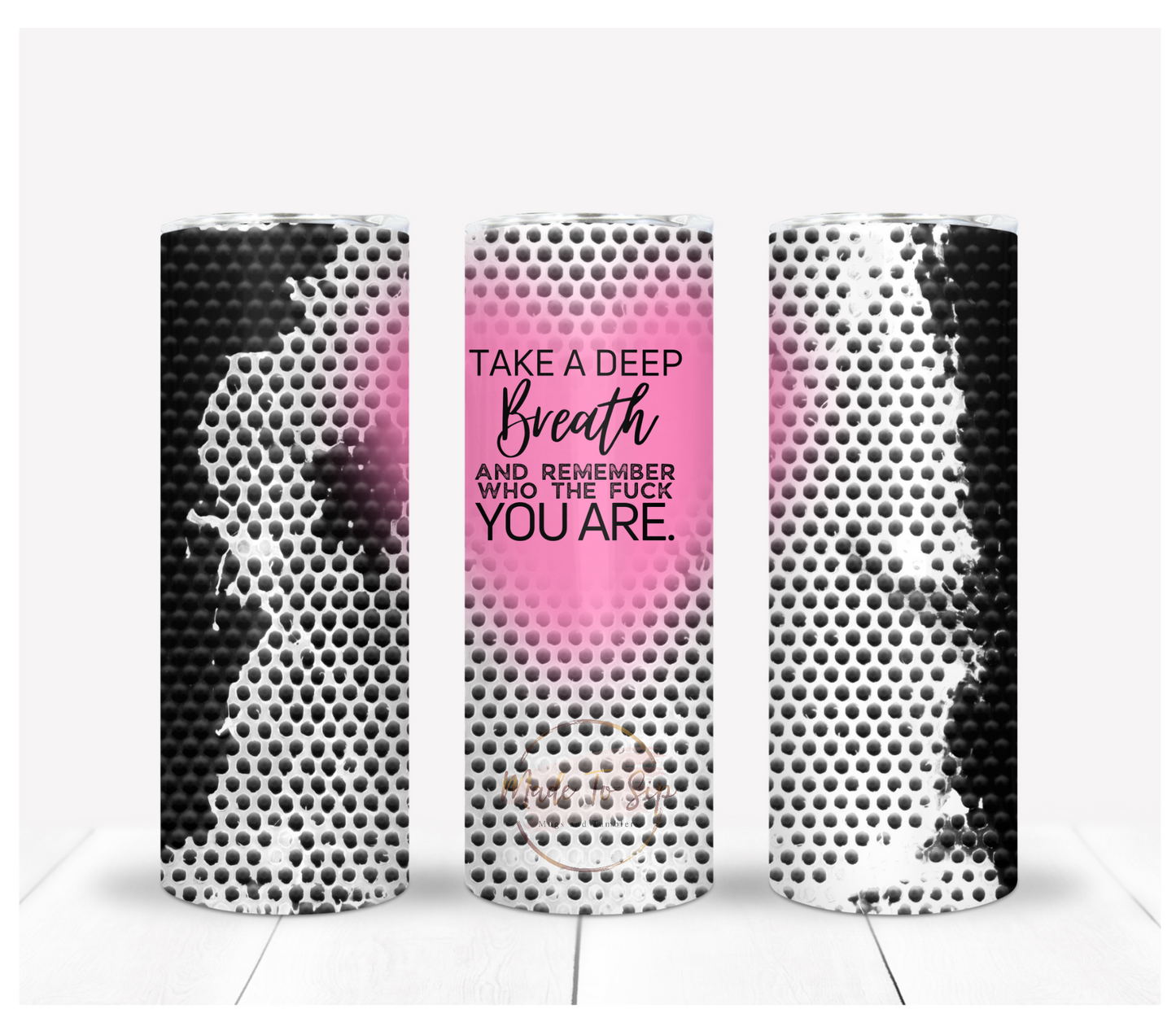 Take A Deep Breath 20oz Stainless Steel Tumbler