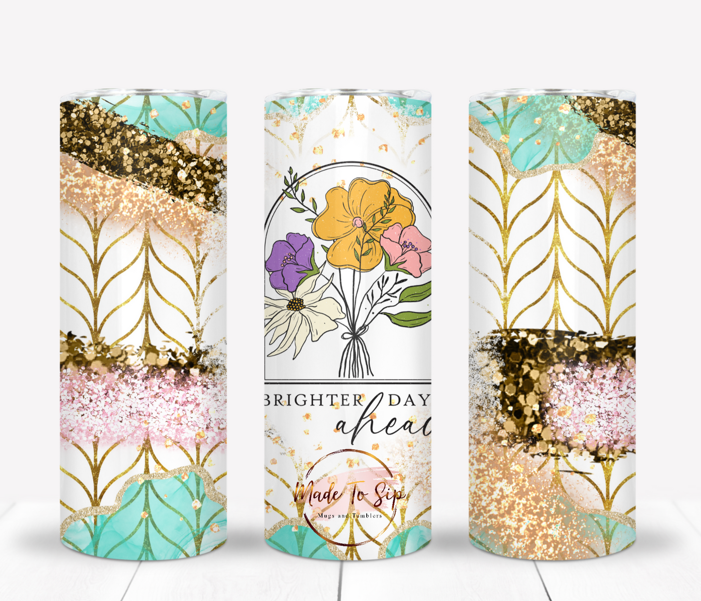 Brighter Days Ahead 20oz Stainless Steel Tumbler