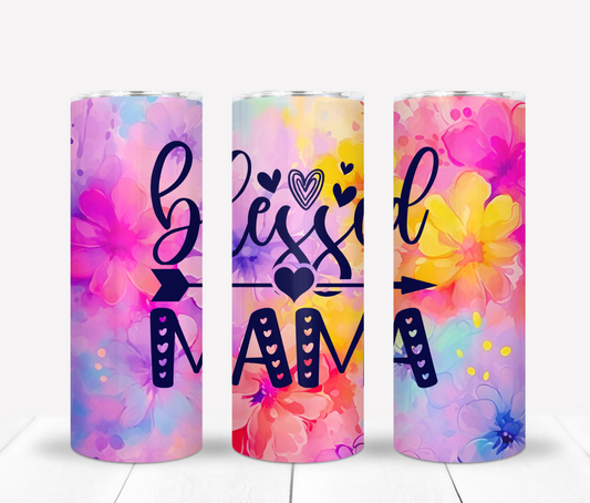 blessed Mama Drink Tumbler