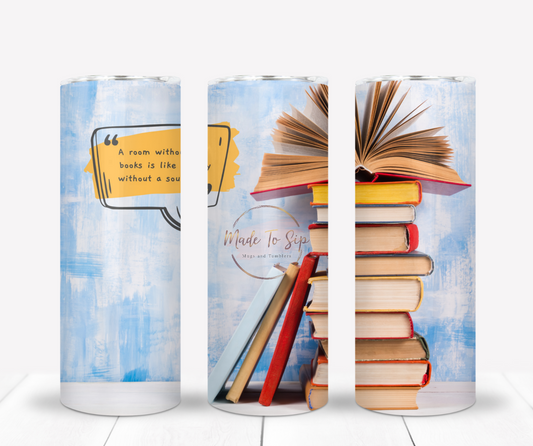A Room Without Books 20oz Stainless Steel Tumbler