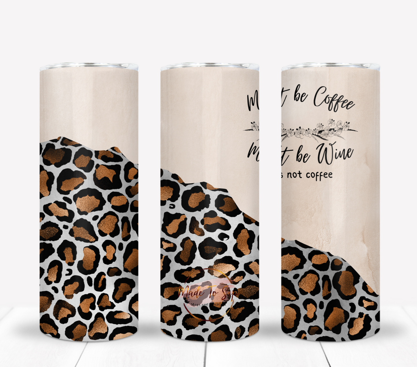 Might Be Coffee Might Be Wine 20 oz Stainless Steel Tumbler
