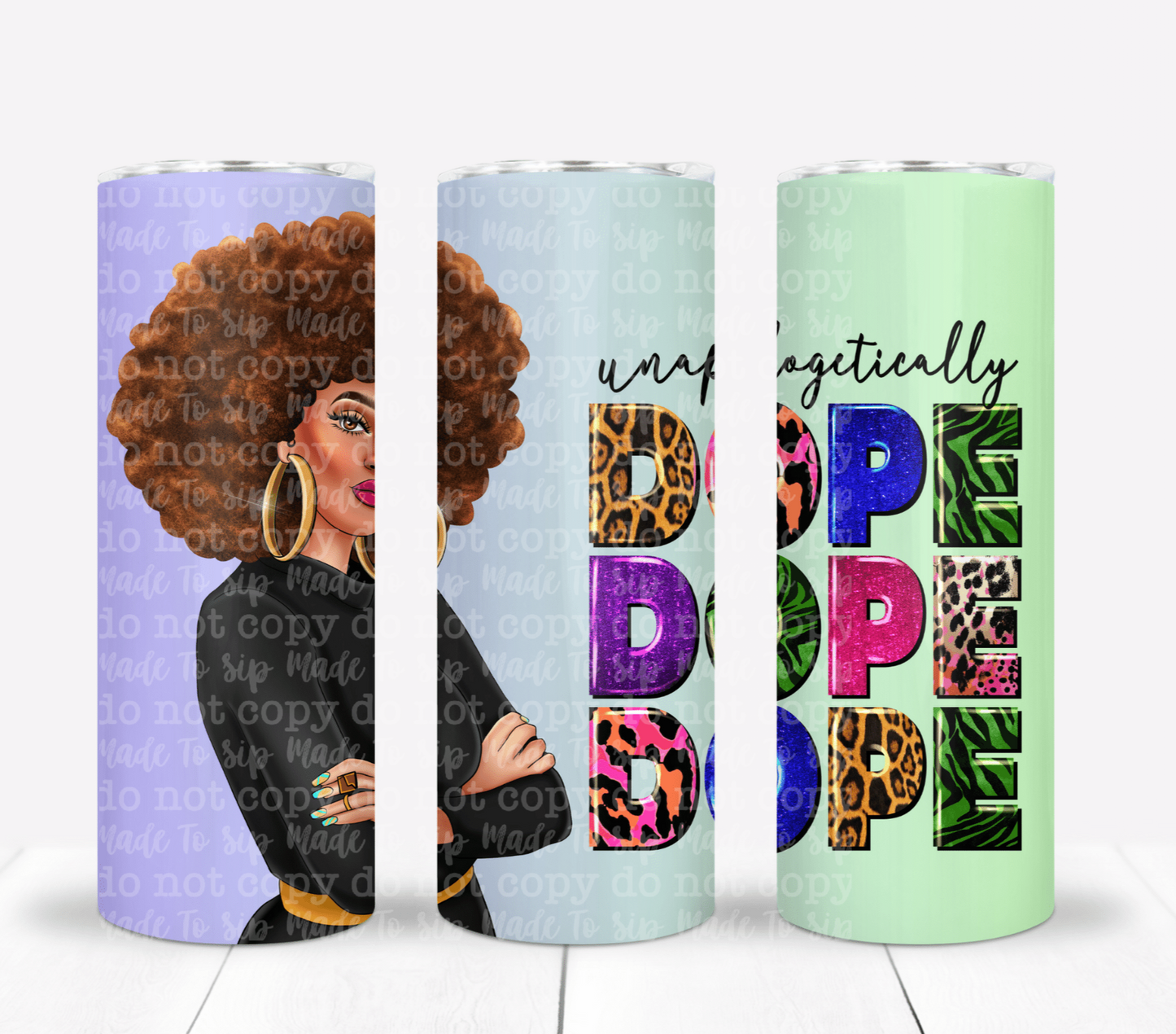 Unapologetically Dope Exclusive Stainless Steel Tumbler