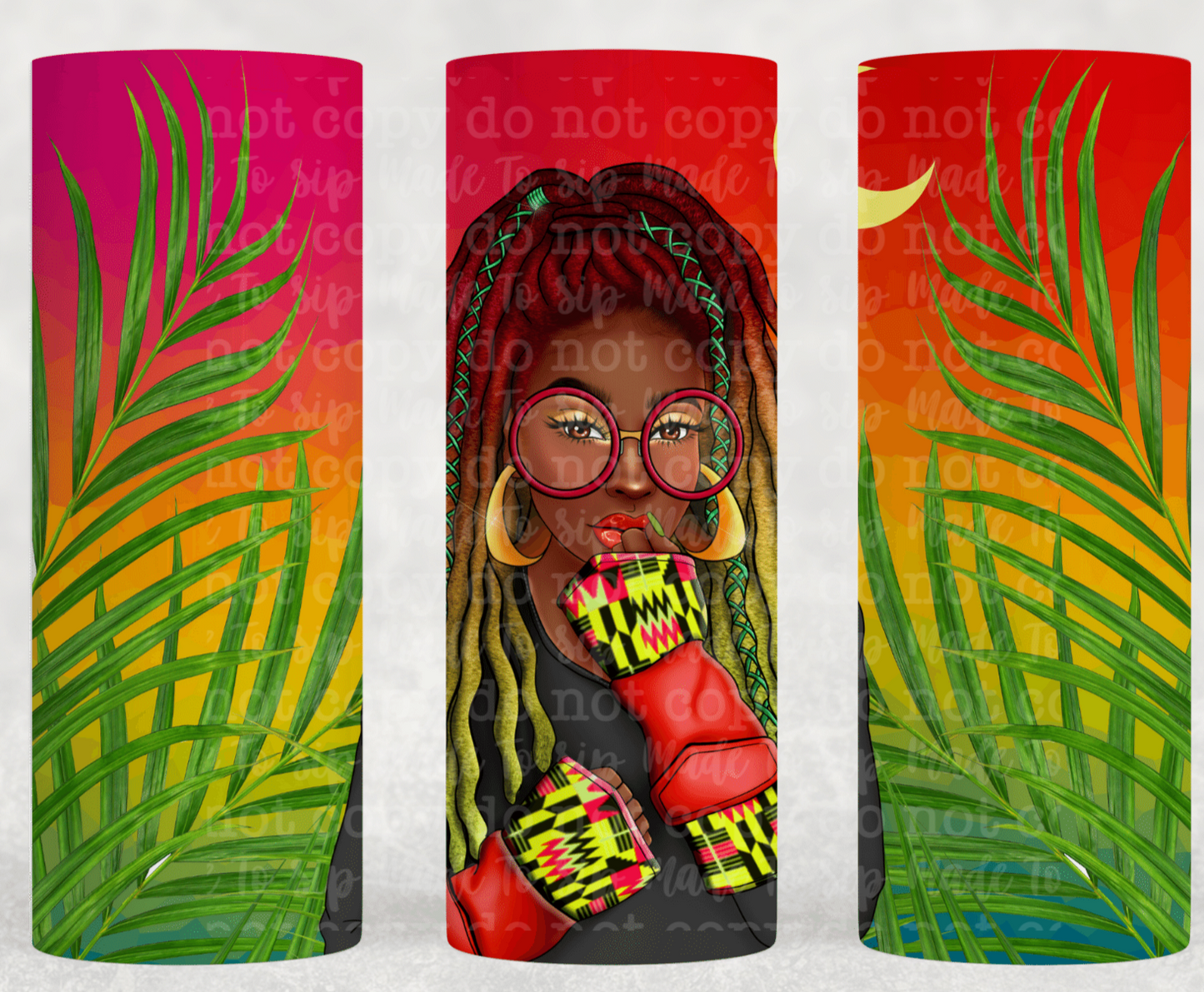 Goldie The Loc Goddess  20oz Stainless Steel Tumbler
